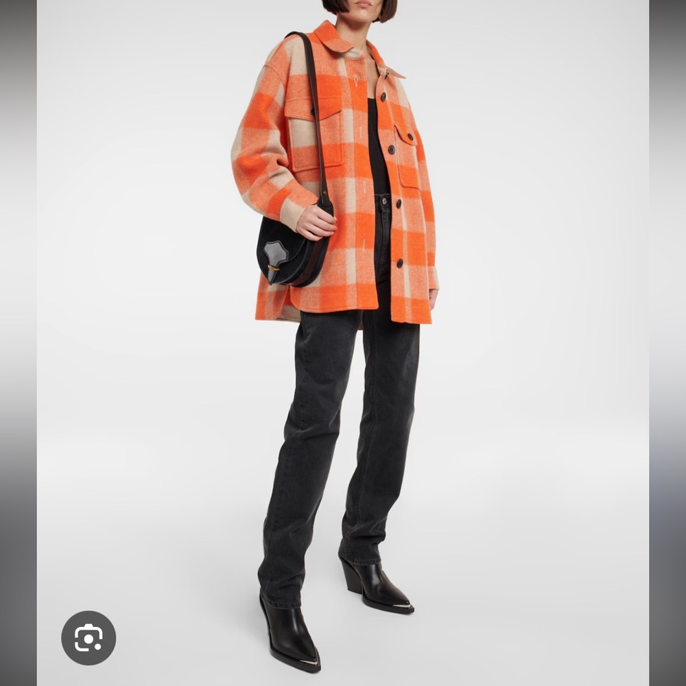 Isabel Marant Etoile Orange Harveli Jacket (FR34, Like new)